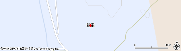 北海道美瑛町（上川郡）美馬牛（新栄）周辺の地図