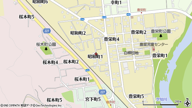 〒079-1155 北海道赤平市昭和町の地図