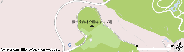 中標津町緑ヶ丘森林公園林間キャンプ場周辺の地図
