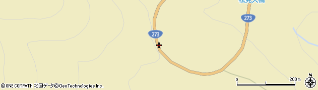 国道２７３号線周辺の地図