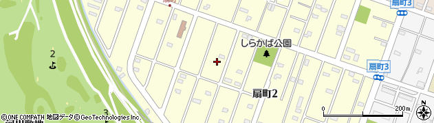 北海道滝川市扇町周辺の地図