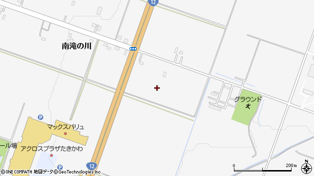〒073-0013 北海道滝川市南滝の川の地図