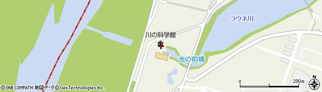 札幌開発建設部　滝川河川事務所川の科学館周辺の地図