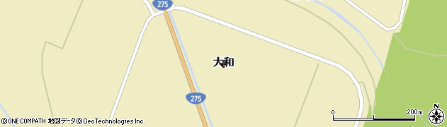 北海道新十津川町（樺戸郡）大和周辺の地図