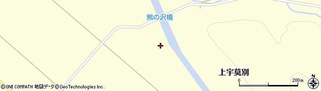 熊の沢橋周辺の地図
