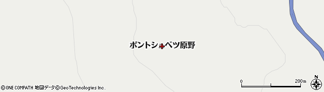 北海道陸別町（足寄郡）ポントシュベツ原野周辺の地図