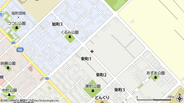 〒071-0213 北海道上川郡美瑛町東町の地図