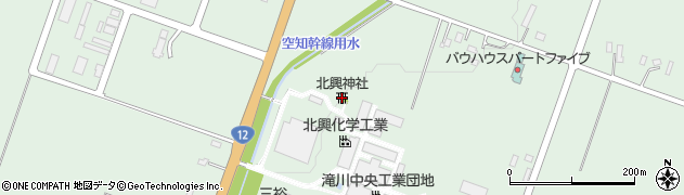 北興神社周辺の地図