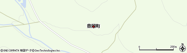 北海道芦別市豊岡町周辺の地図