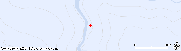 クワウンナイ川周辺の地図