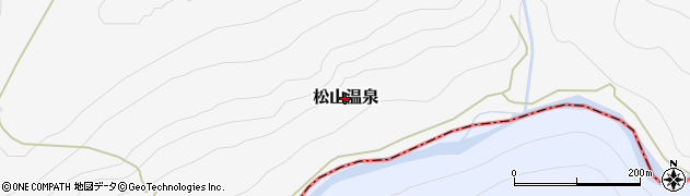北海道東川町（上川郡）松山温泉周辺の地図