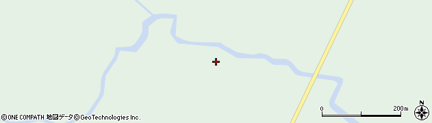 イロンネベツ川周辺の地図