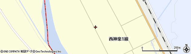 北海道旭川市西神楽１線２５号周辺の地図
