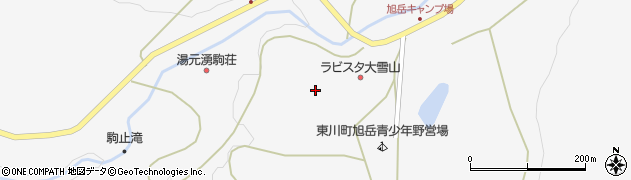 北海道東川町（上川郡）勇駒別周辺の地図