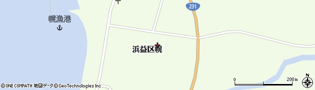 北海道石狩市浜益区幌周辺の地図