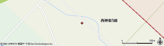 北海道旭川市西神楽５線（２３号）周辺の地図