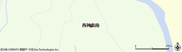 北海道旭川市西神楽南周辺の地図