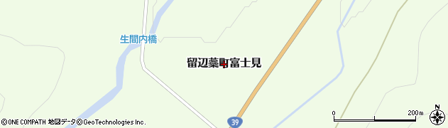 北海道北見市留辺蘂町富士見周辺の地図