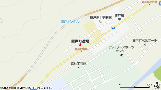 〒099-1105 北海道常呂郡置戸町洗心の地図