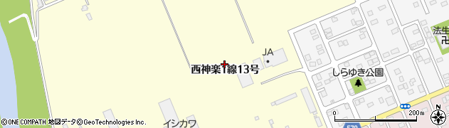 北海道旭川市西神楽１線（１３号）周辺の地図