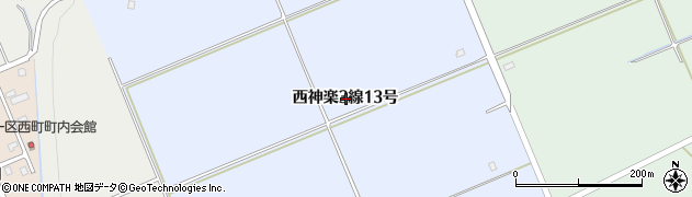 北海道旭川市西神楽３線１３号周辺の地図