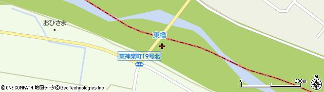 東橋周辺の地図