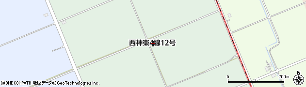 北海道旭川市西神楽４線（１２号）周辺の地図
