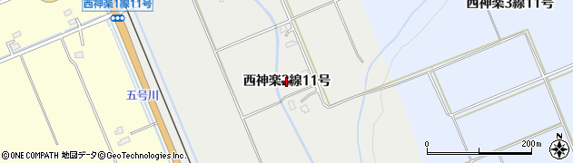 北海道旭川市西神楽２線（１１号）周辺の地図