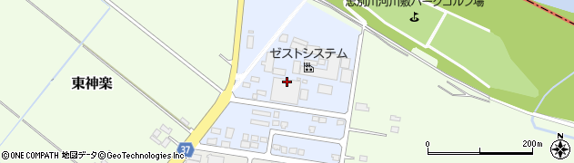 北海道東神楽町（上川郡）北３条東周辺の地図