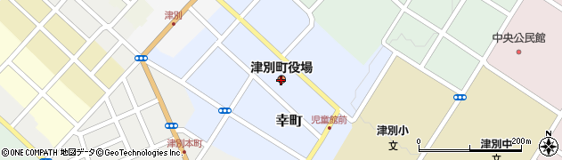 北海道津別町（網走郡）周辺の地図