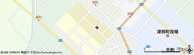 北海道津別町（網走郡）西２条周辺の地図