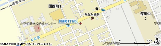藤本工業　深川営業所周辺の地図
