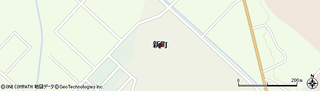 北海道津別町（網走郡）新町周辺の地図