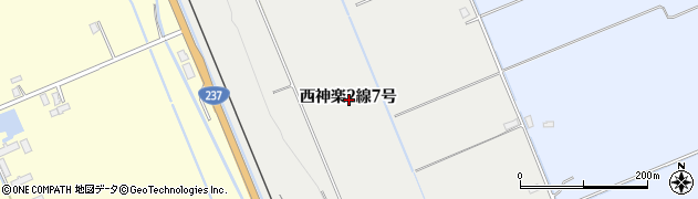 北海道旭川市西神楽２線（７号）周辺の地図