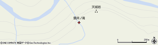 雲井ノ滝周辺の地図