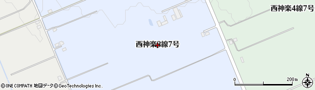北海道旭川市西神楽３線（７号）周辺の地図
