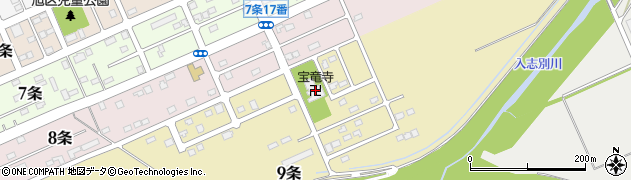 宝竜寺周辺の地図