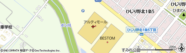 シードヘア東神楽店周辺の地図