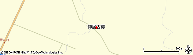 北海道旭川市神居町神居古潭周辺の地図