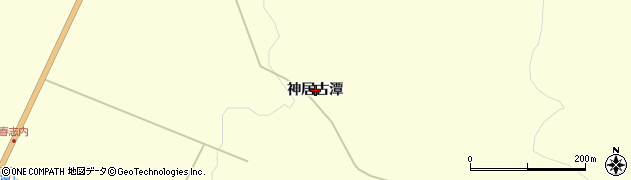 北海道旭川市神居町（神居古潭）周辺の地図