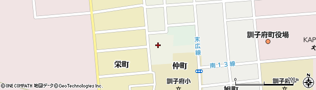 訓子府神社周辺の地図