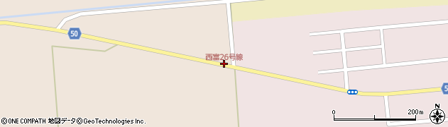 西富26号線周辺の地図
