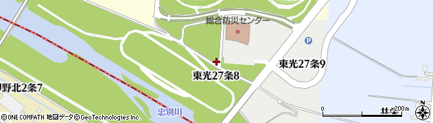 北海道旭川市東光２７条周辺の地図
