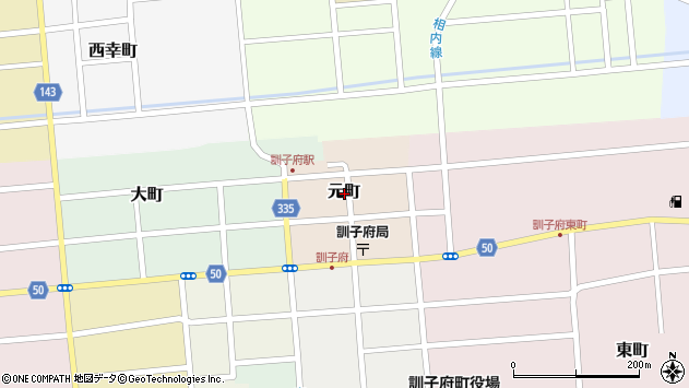 〒099-1437 北海道常呂郡訓子府町元町の地図
