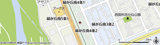 北海道旭川市緑が丘南４条周辺の地図