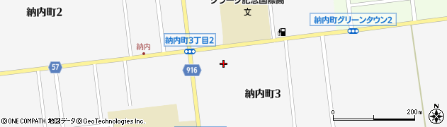 納内神社周辺の地図