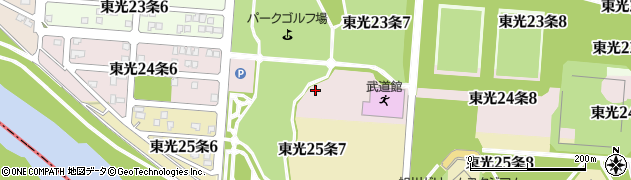 北海道旭川市東光２４条7丁目周辺の地図