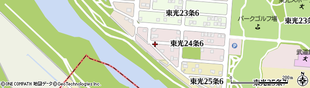 北海道旭川市東光２４条6丁目周辺の地図