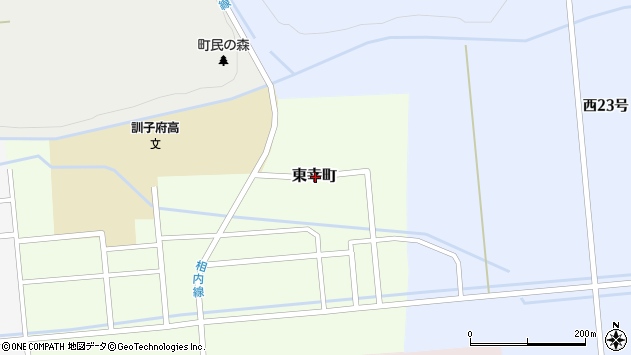 〒099-1403 北海道常呂郡訓子府町東幸町の地図
