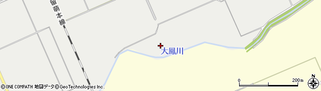 大鳳川周辺の地図